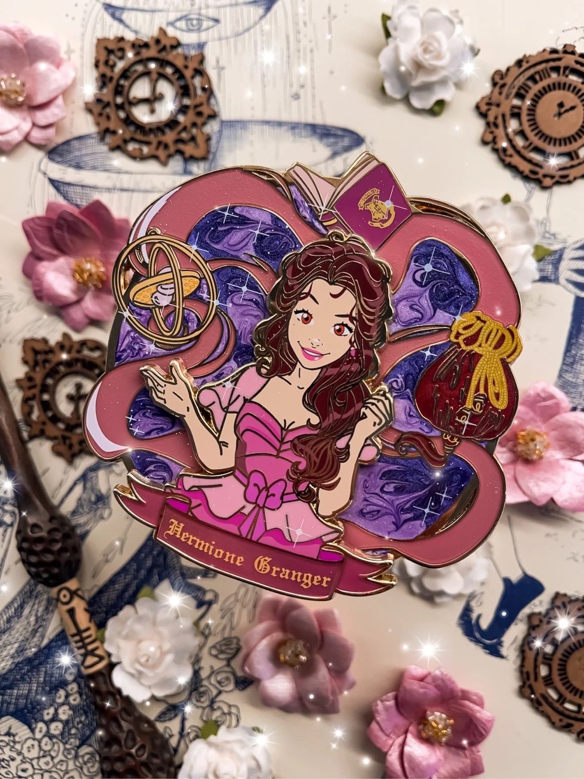 Hermione Granger Pink Yull Ball Pin by Amortentia Pins