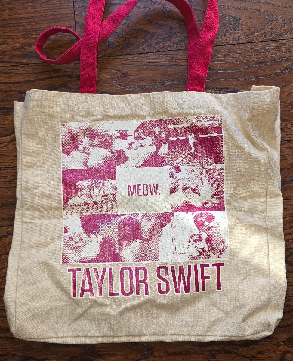 Taylor Swift 2012 Red Tour CANVAS Tote Bag Faces Meredith Official Merchandise