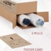 GBC Pinnacle EZ Load Blue End Cap Laminating Roll Film, 2 Pack, NAP I, 1.5 Mil L