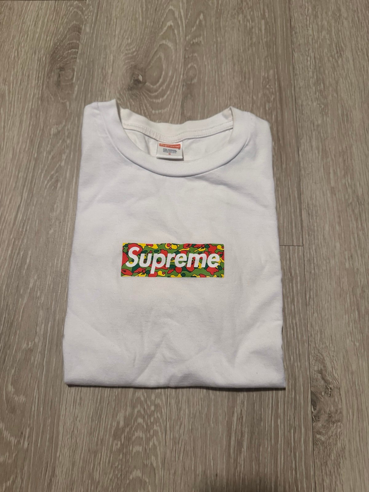 Supreme x Bape Box Logo Tee