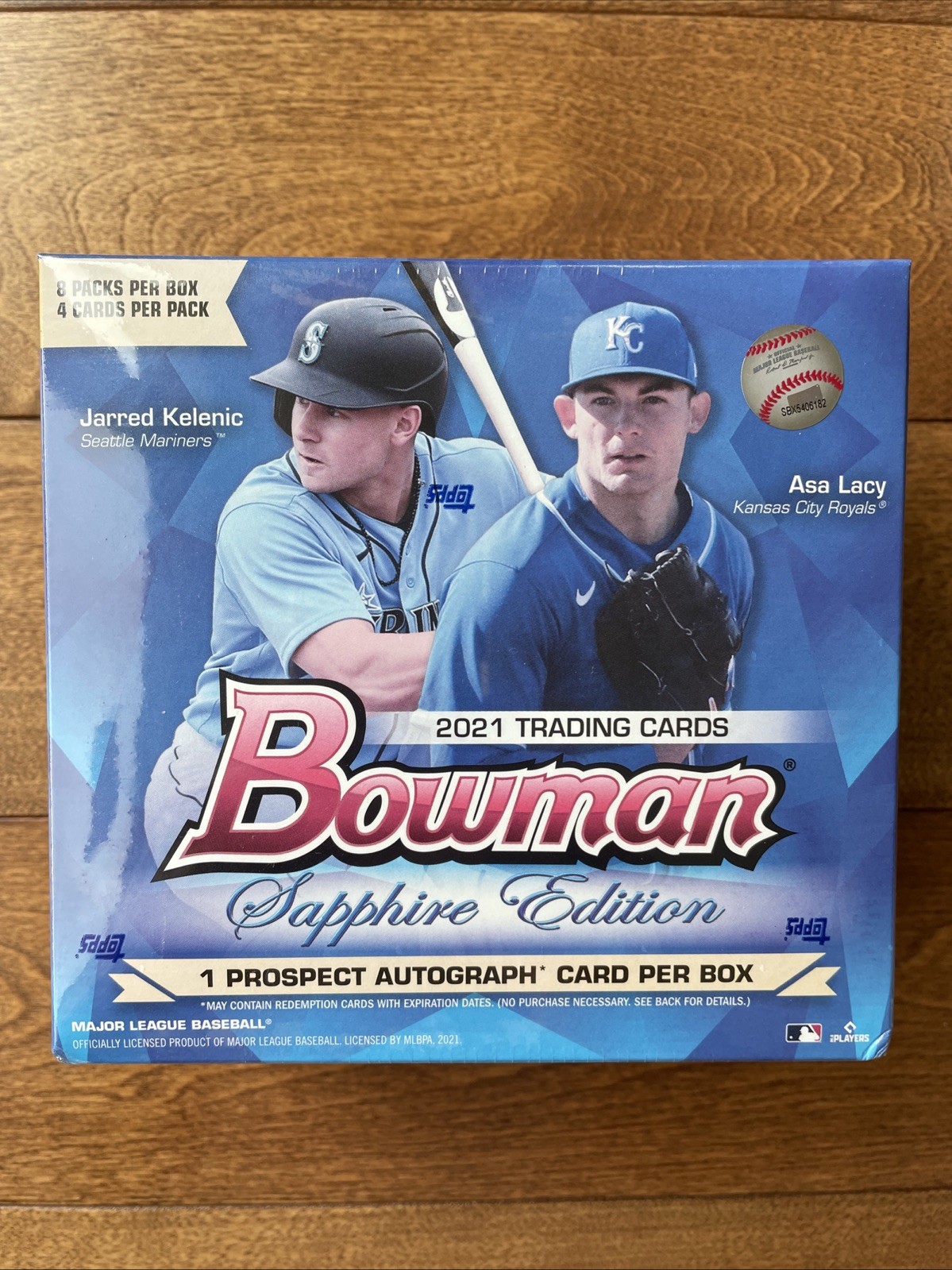 2021 Bowman Baseball Sapphire Edition Hobby Box SEALED NEW