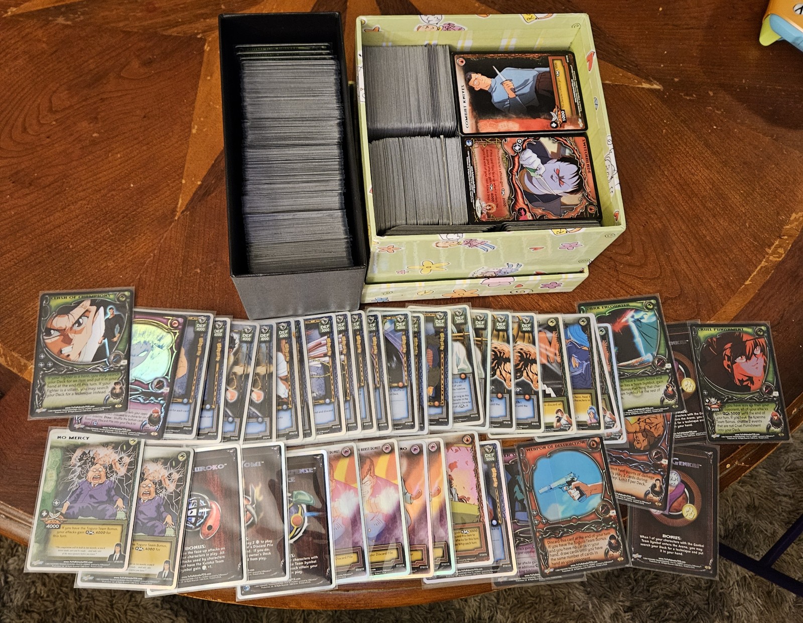 Yu yu hakusho score cards 2004-2005 trading cards holographic