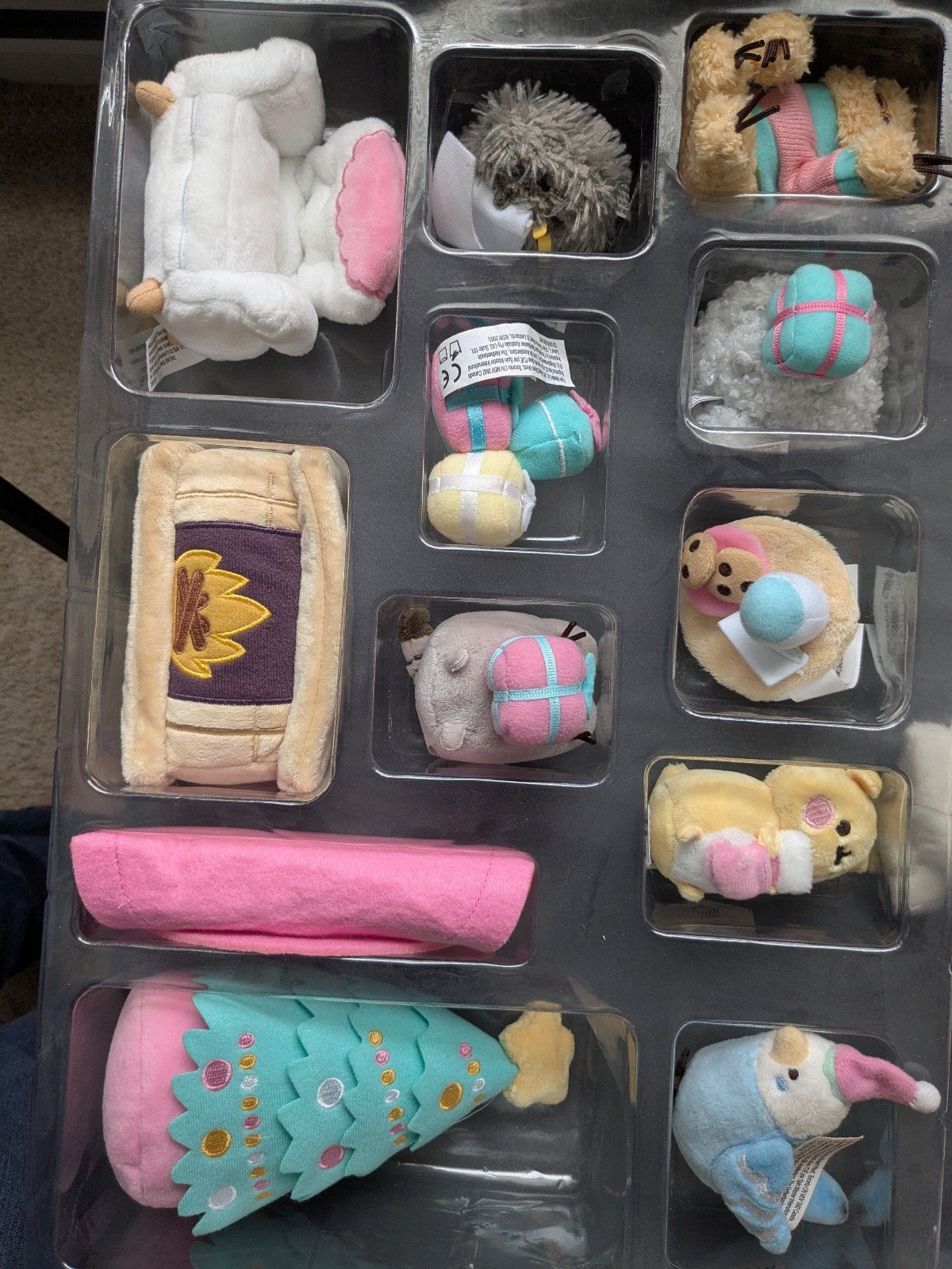 Pusheen advent calendar plushies