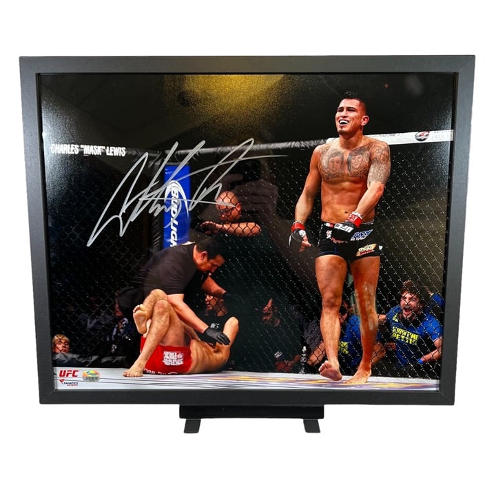 ANTHONY SHOWTIME PETTIS UFC SIGNED AUTOGRAPHED PHOTO 20 X 16 FRAMED FANATICS COA