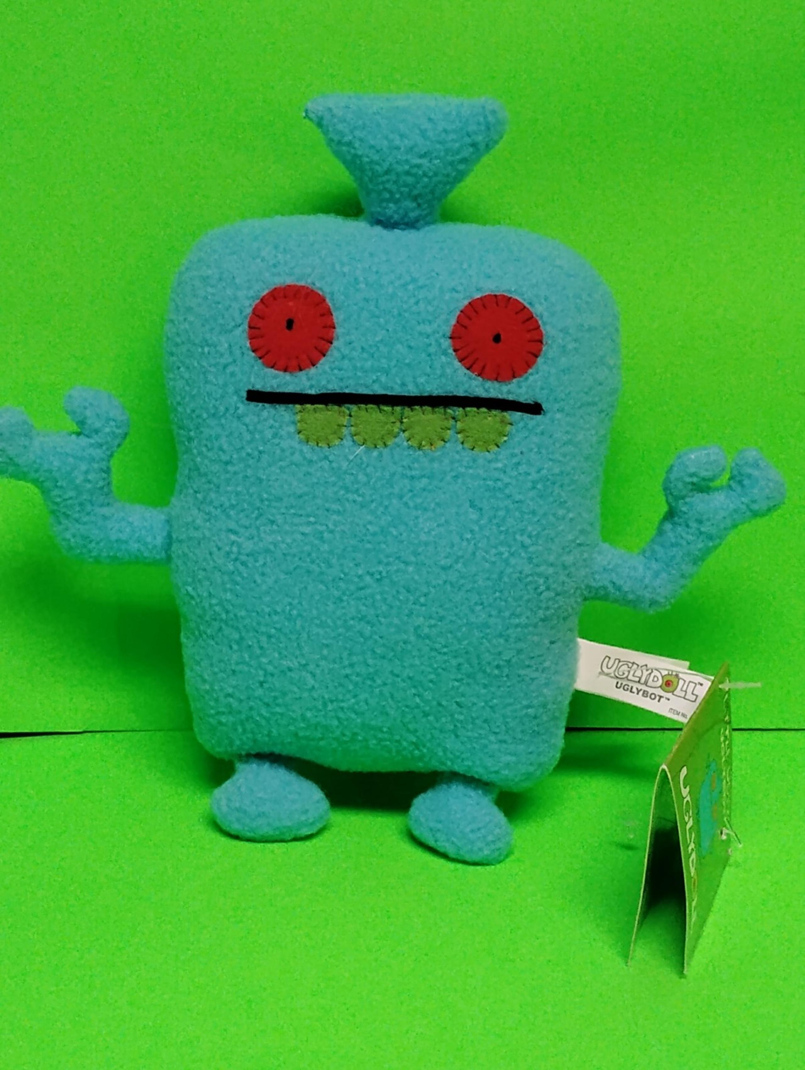 Gund 2010 Uglydoll Little Uglys Uglybot 8” Plush