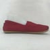 Toms Mens Classic 001001A07 Red Canvas Casual Slip On Shoes Round Toe Size 9