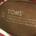Toms Mens Classic 001001A07 Red Canvas Casual Slip On Shoes Round Toe Size 9