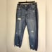 Abercrombie & Fitch Simone high rise ankle straight leg fray hem jeans sz 27/4r