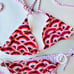 REVOLVE VDM String Bikini Reversible Stripe Art Deco ZIGGY BLAIR Retro Candy SET