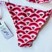 REVOLVE VDM String Bikini Reversible Stripe Art Deco ZIGGY BLAIR Retro Candy SET