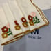 4 Pack Embroidered linen napkins