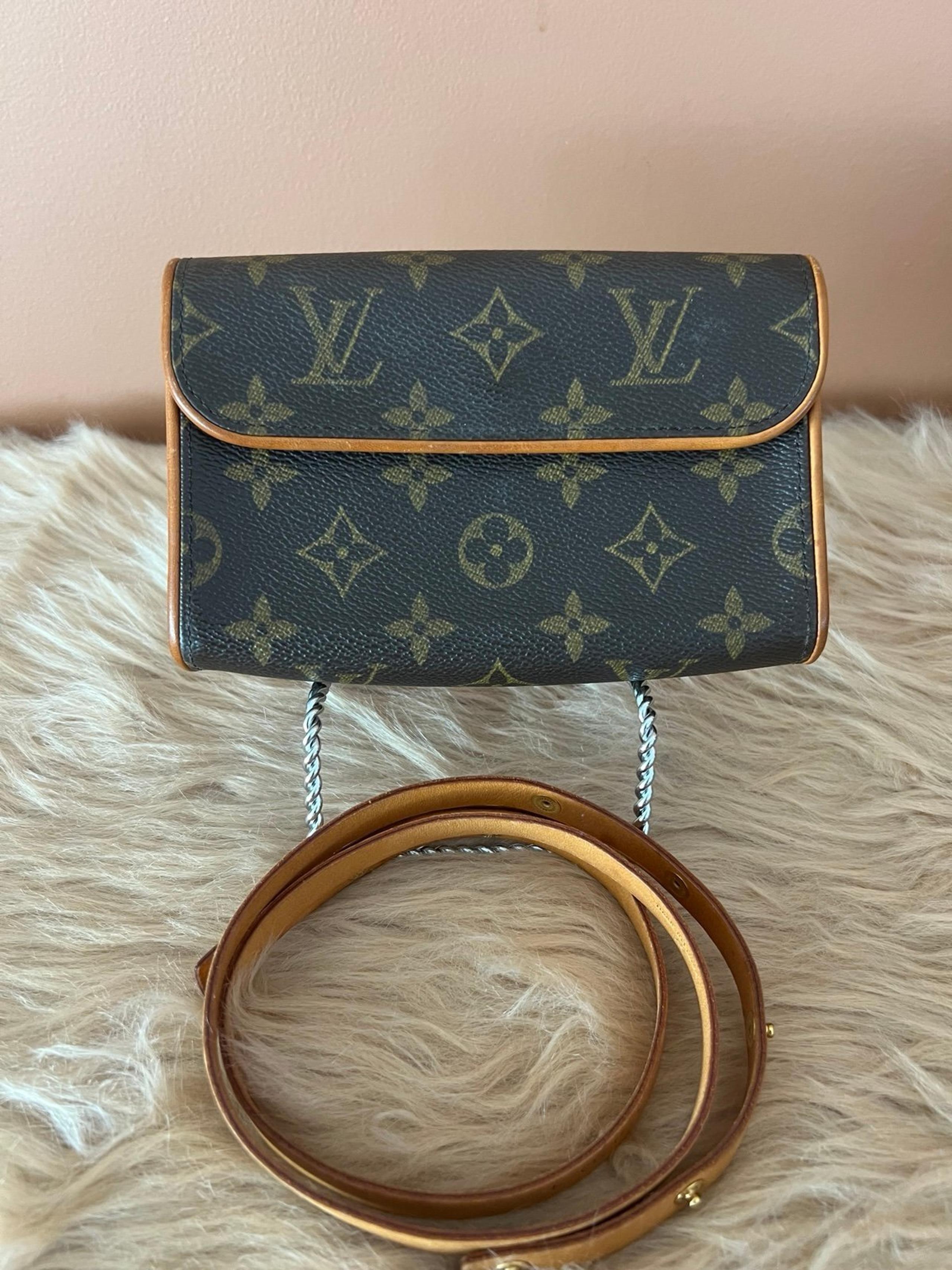 Authentic Louis Vuitton Monogram Florentine Belt Bag XS Belt Preloved
