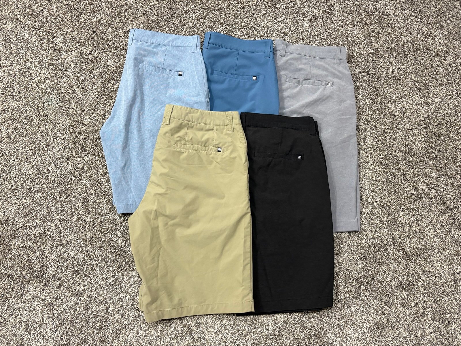 Men’s TRAVIS MATHEW Golf Shorts - Size 34 - Qty 5