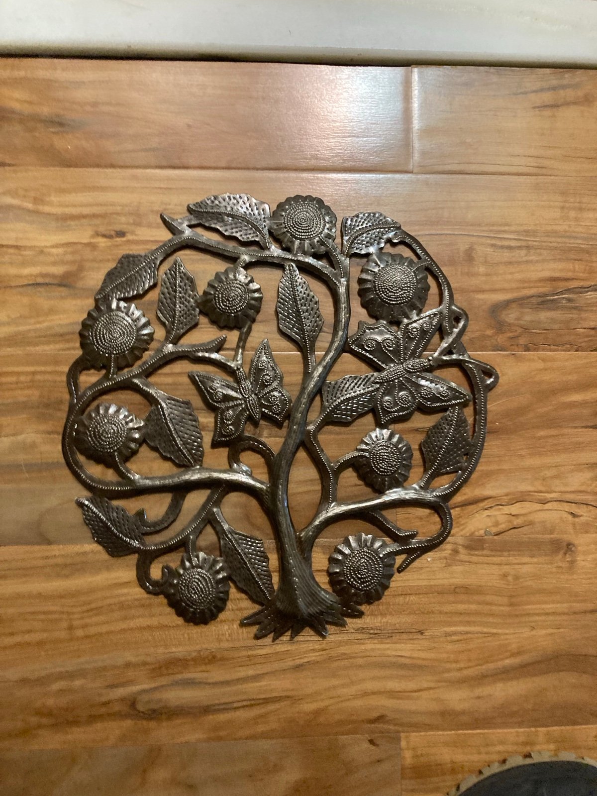 Tree of Life Metal Art Work - detail