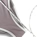 Lainsnow women’s size medium dove gray Ocean Isle One Piece ribbed swimsuit