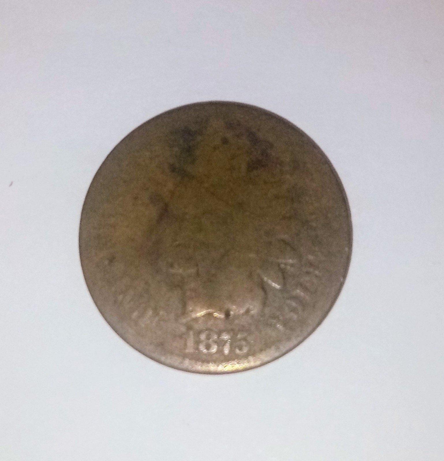 1875 Indian Head Penny