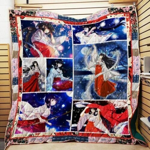 Kikyo InuYasha Fleece Blanket
