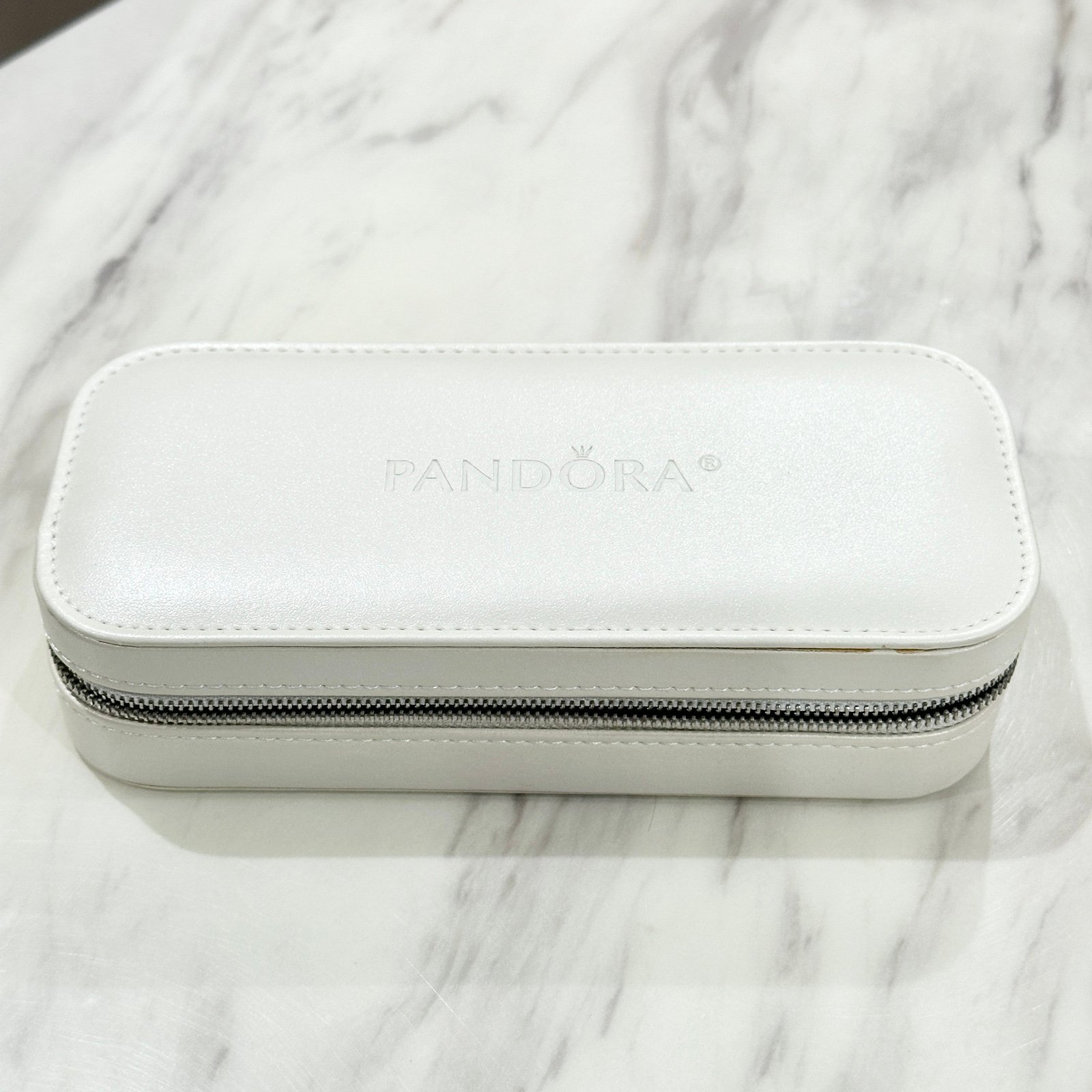 Pandora Jewelry Box Zipper Case Portable Travel Organizer