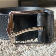 Burberry leather belts for men