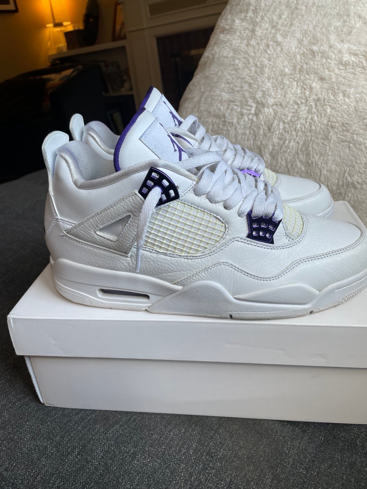 Jordan 4 metallic purple