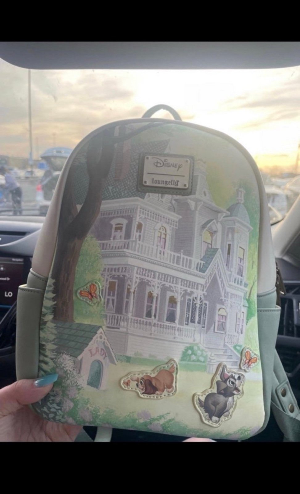 Disney Loungefly backpack lady and the tramp