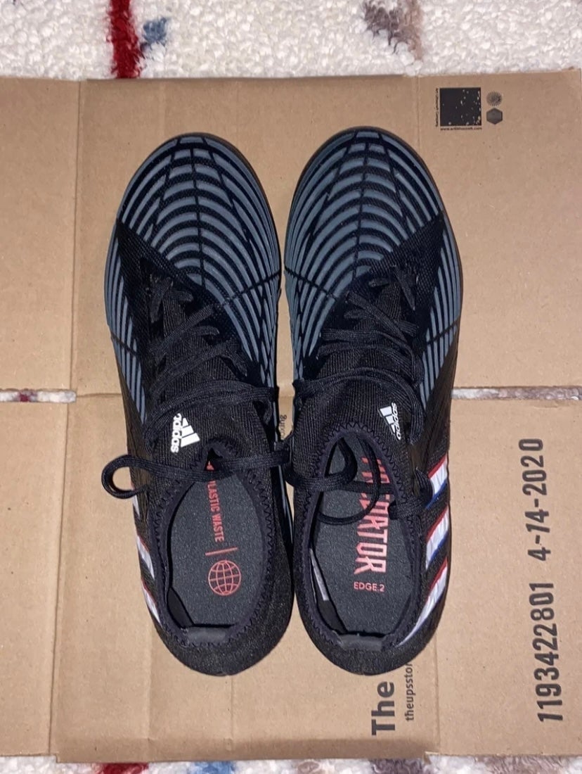 Adidas Predator Unisex Edge.3 Firm Black/Blue/White