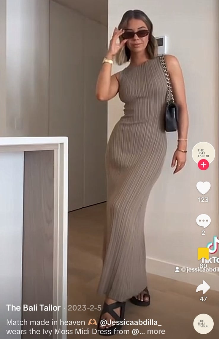 DISSH Ivy Moss Sleeveless Maxi Dress Size M