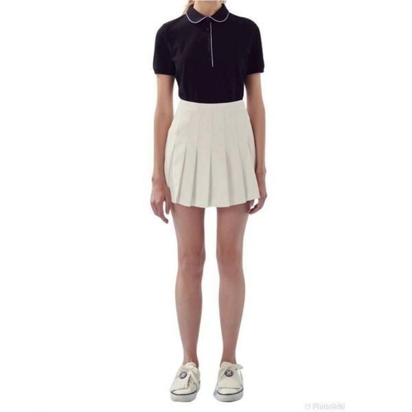 English Factory Pleated Tennis Skort/Skirt with Shorts underneath