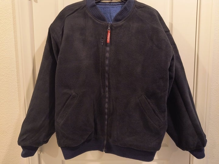 Vintage Coleman Denim/Fleece Reversible Jacket. New in Original Bag.