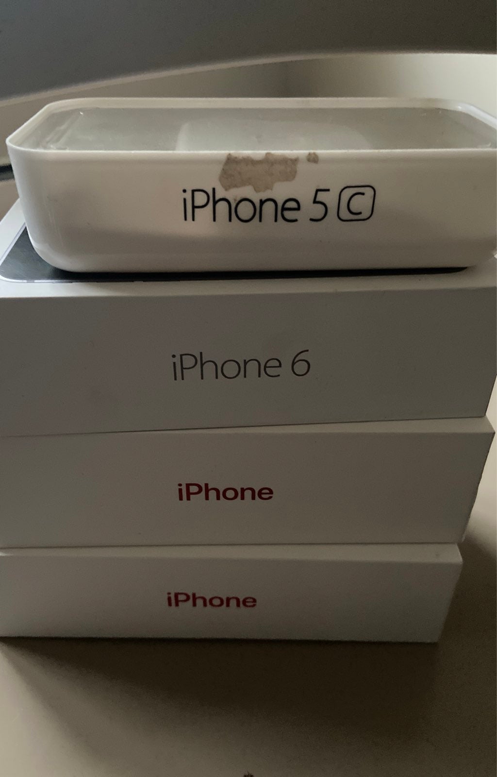 Iphone 5c 6 8 plus 11 empty box