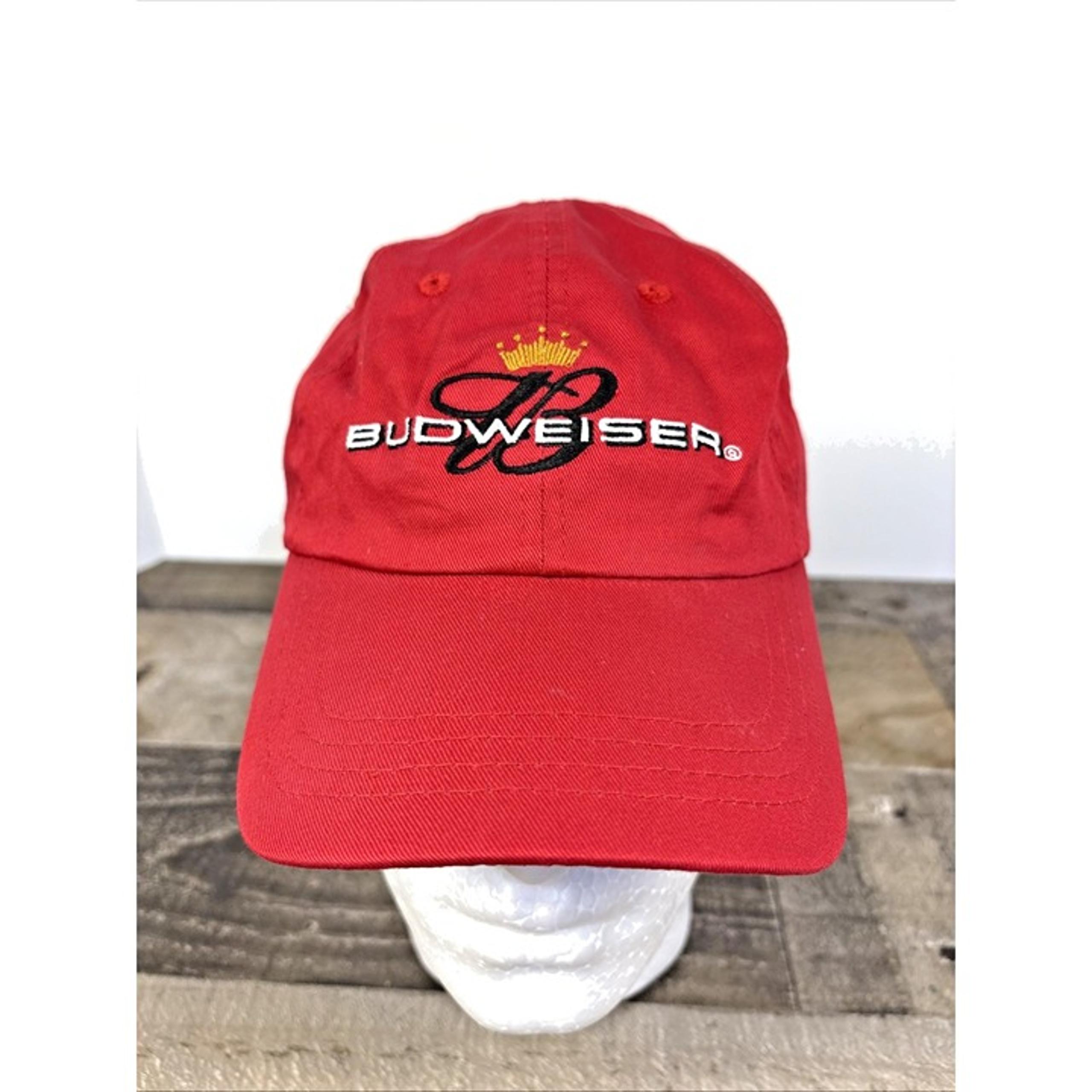 Vintage Budweiser Hat/Cap Men's adjustable Red embroidered 2005 HATS