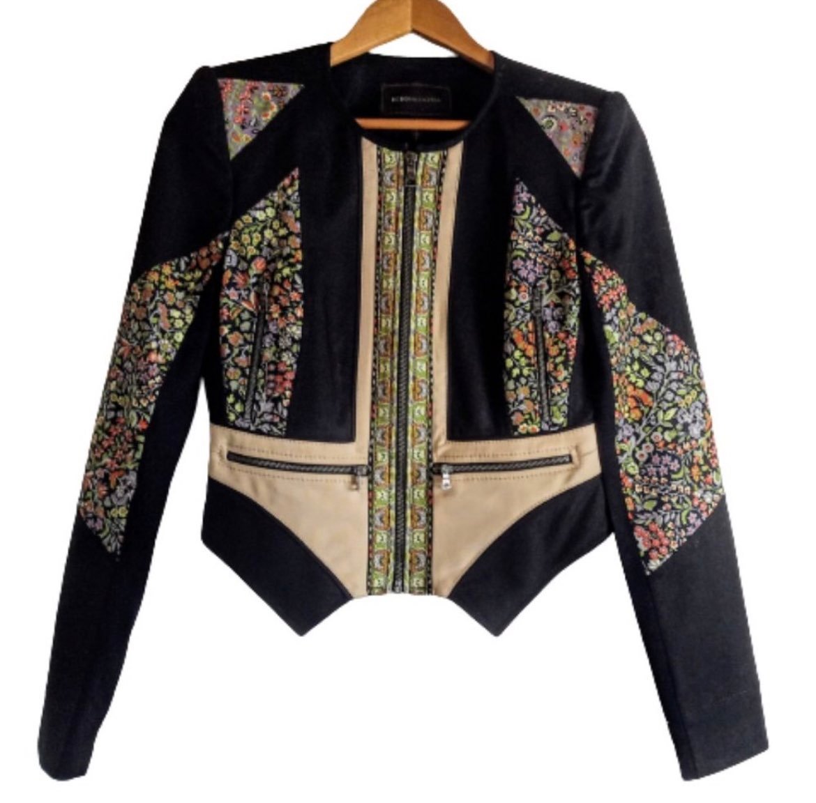 BCBG MaxAria Neil Moto Jacket Size Small