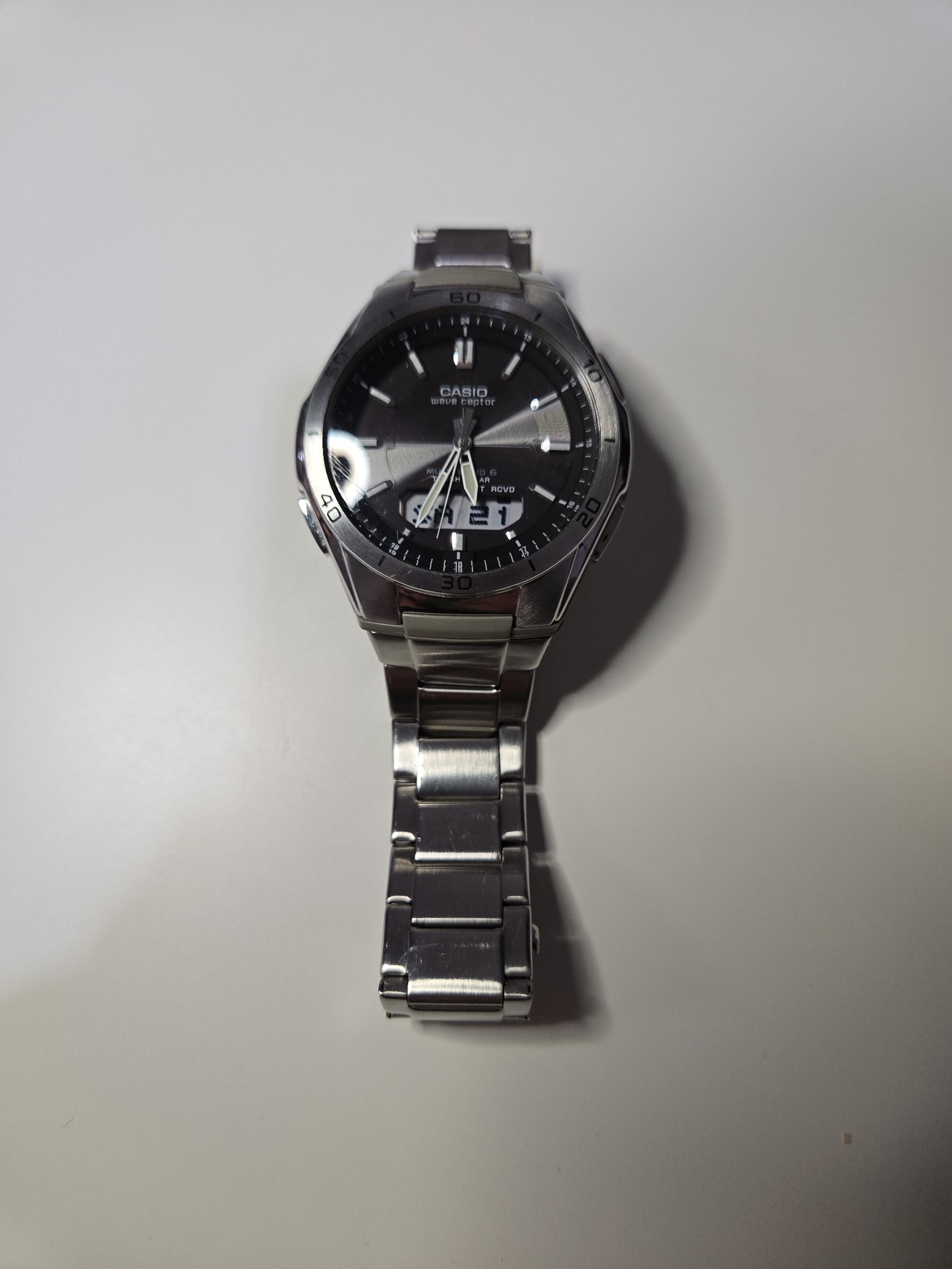 Casio Waveceptor Solar Atomic Men's Watch