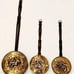 vintage brass wall art