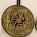 vintage brass wall art
