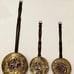vintage brass wall art