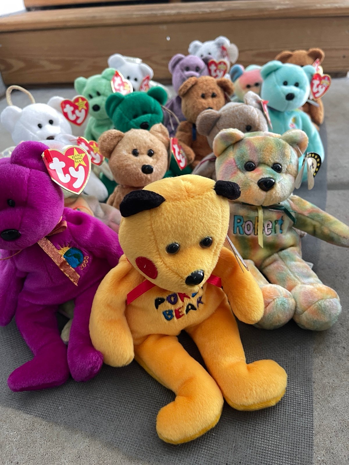 Lot Of 16 TY Beanie Baby Bear Lot | MINT CONDITION | Rare Collection of 90s Icon