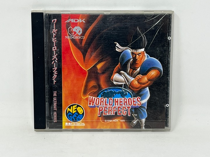 Neo Geo CD - World Heroes Perfect - CIB Complete / Tested Japan Import SNK