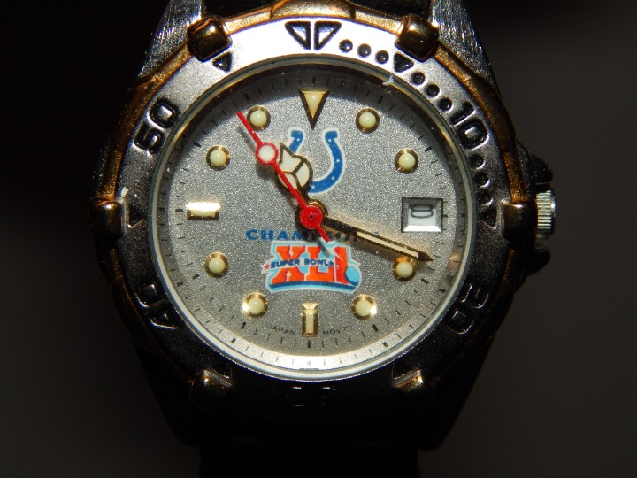 Indianapolis Colts Super Bowl XLI 2007 Champions Ladies Womens Watch LogoArt