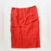 NWOT- CABI Overlay Burnt Orange Midi Pencil Skirt