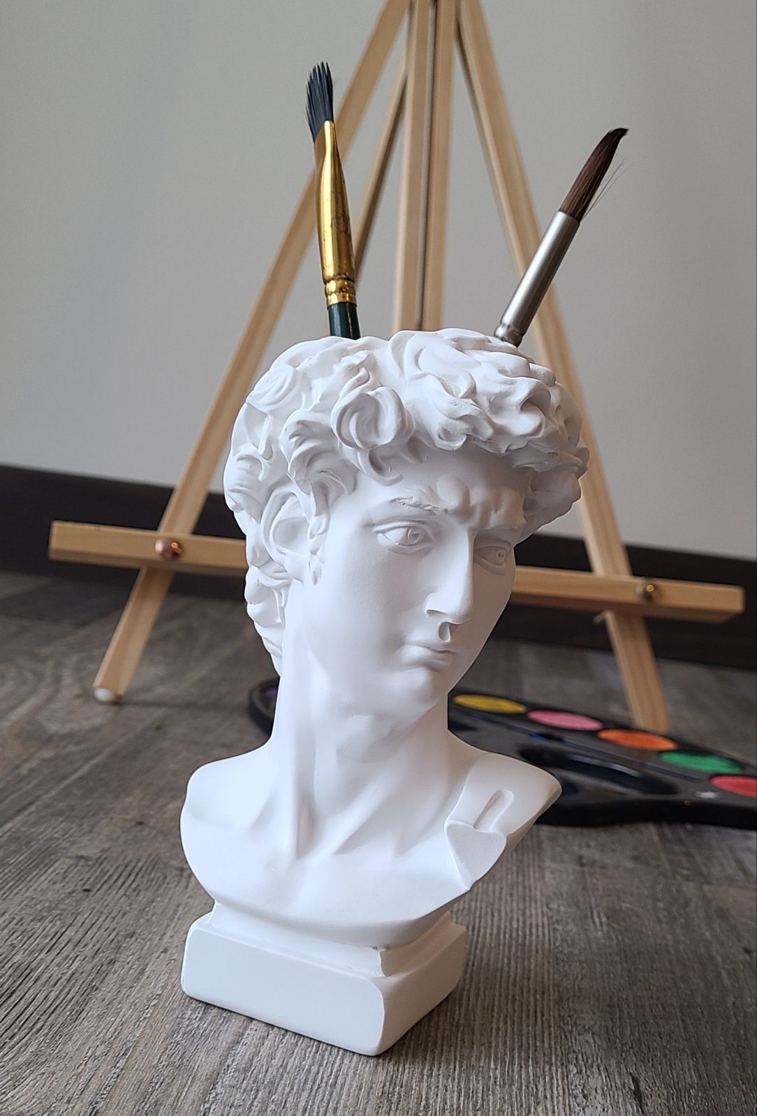 David bust planter