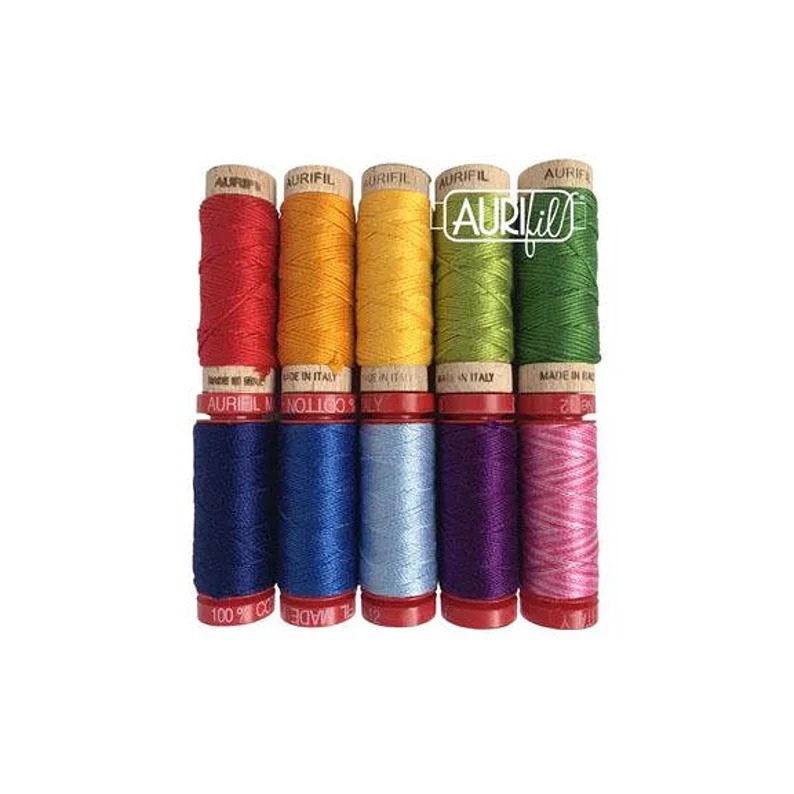 Aurifil Thread - Kogin Essentials Collection DESIGNER COLLECTION 10 Small Spools
