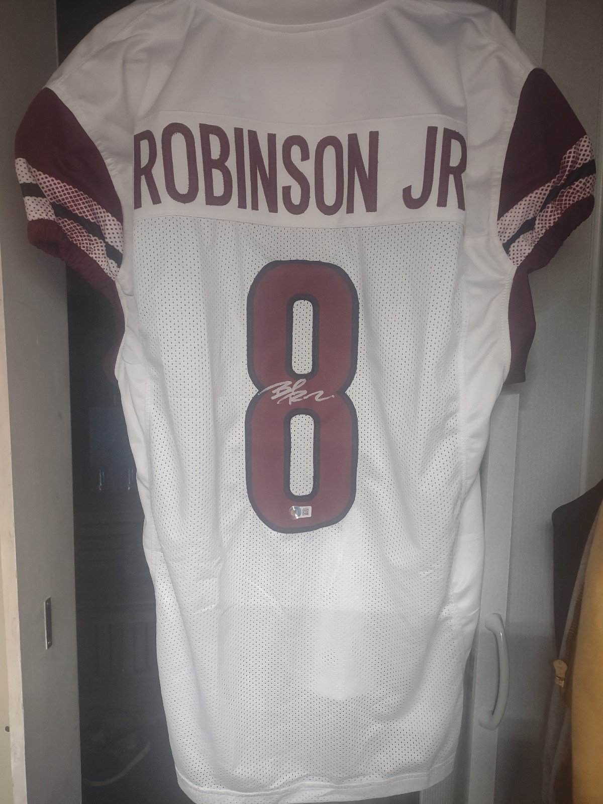 Custom Brian Robinson Jr XL Jersey Autographed