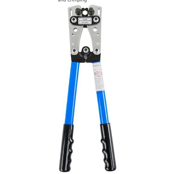 Wire Crimper Tool Cable Lug Crimper Ratchet Wire Crimping Pliers 10-2