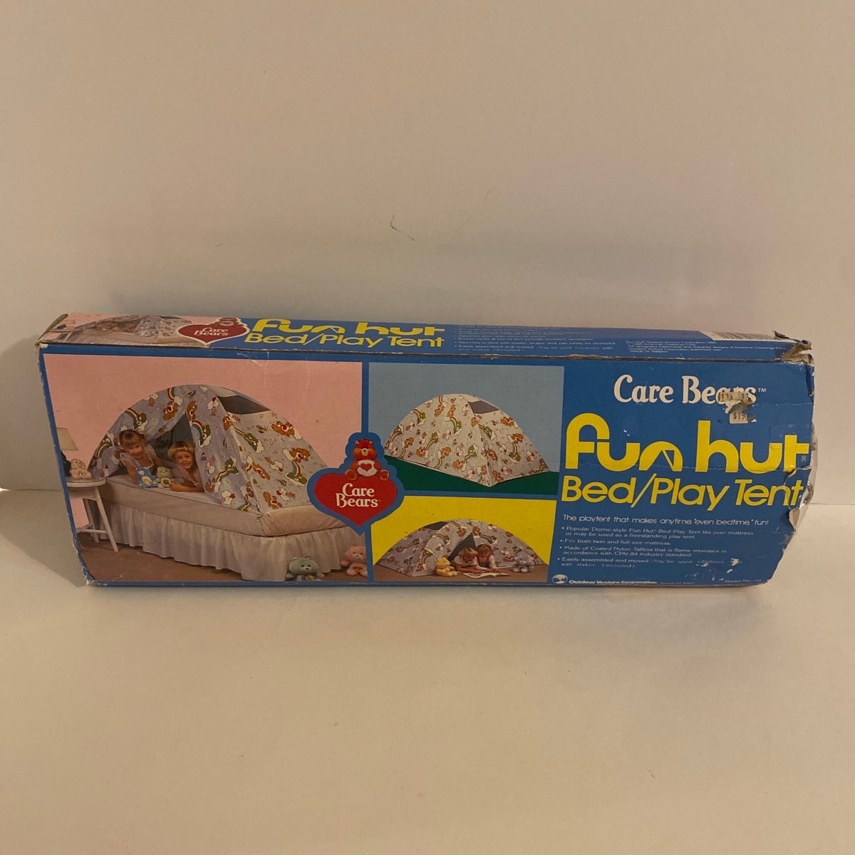 Vintage Care Bears Fun Hut Bed Play Tent