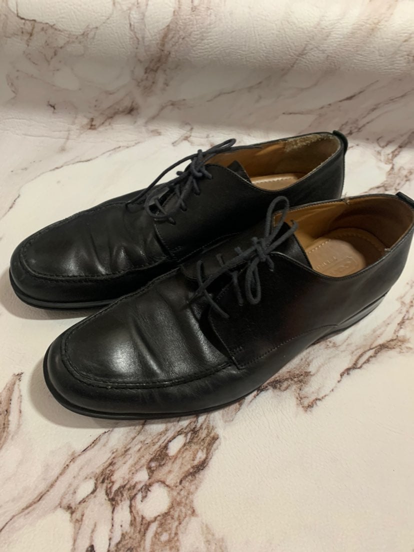 Coach Mens Carleton Moc Toe Black Oxford