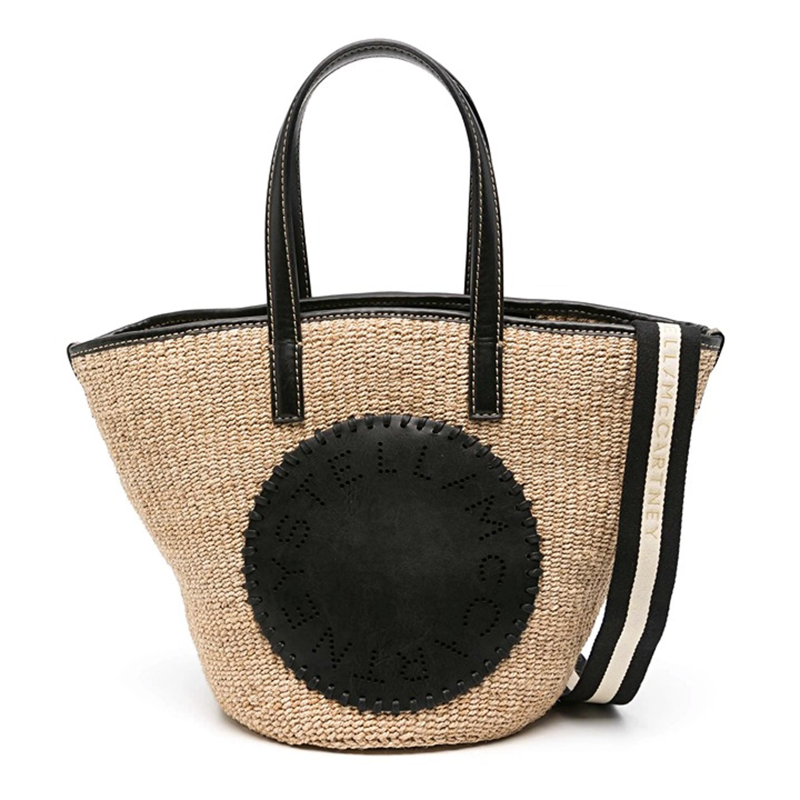 Stella McCartney Women's Black Appliqué-Logo Tote Bag (MSRP $975)