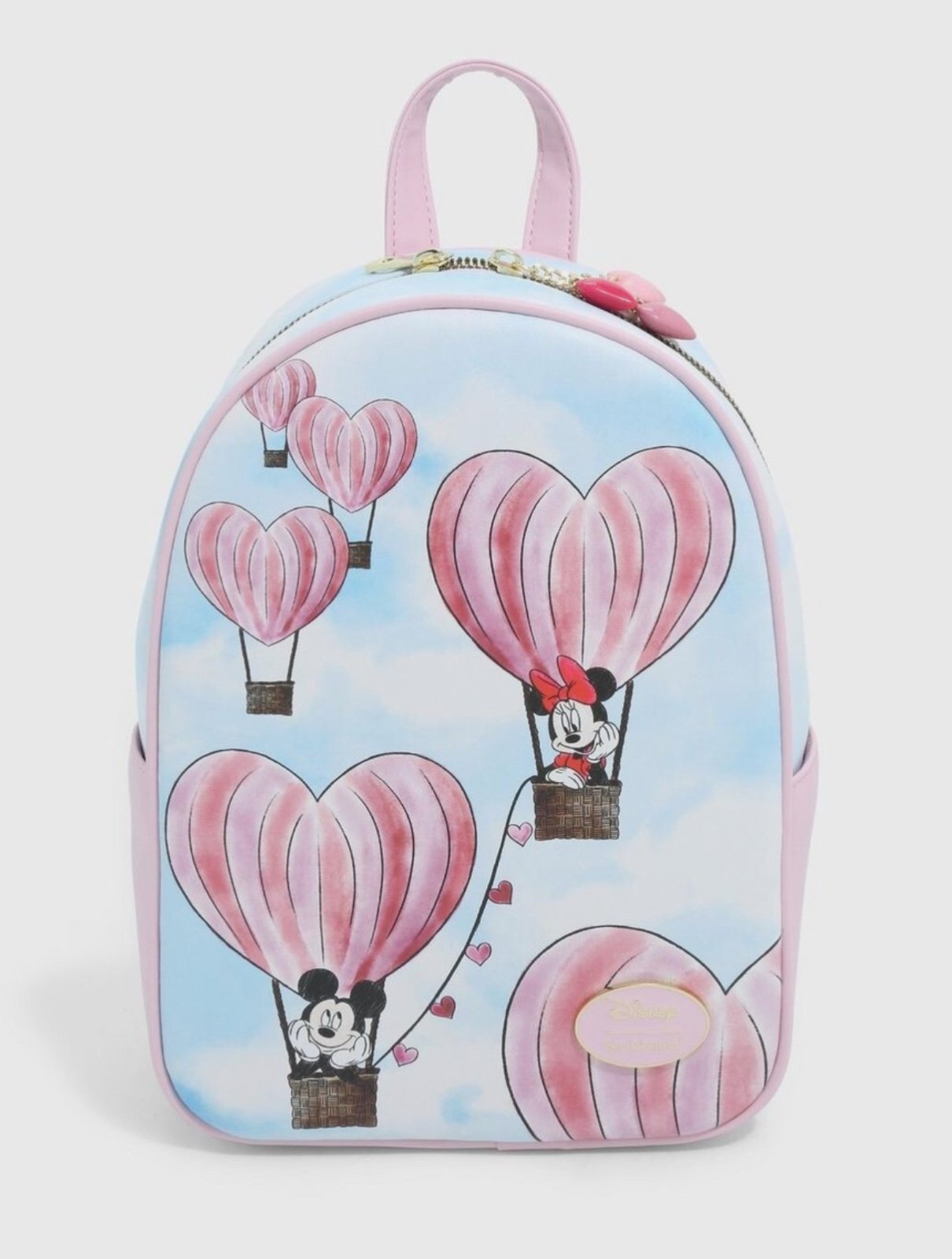 Her Universe Mickey and Minnie Heart Air balloon Mini Backpack