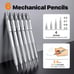 34Pcs Art Metal Mechanical Pencil Set, 3PCS Art Drafting Pencils 0.5, 0.7, 0.9MM