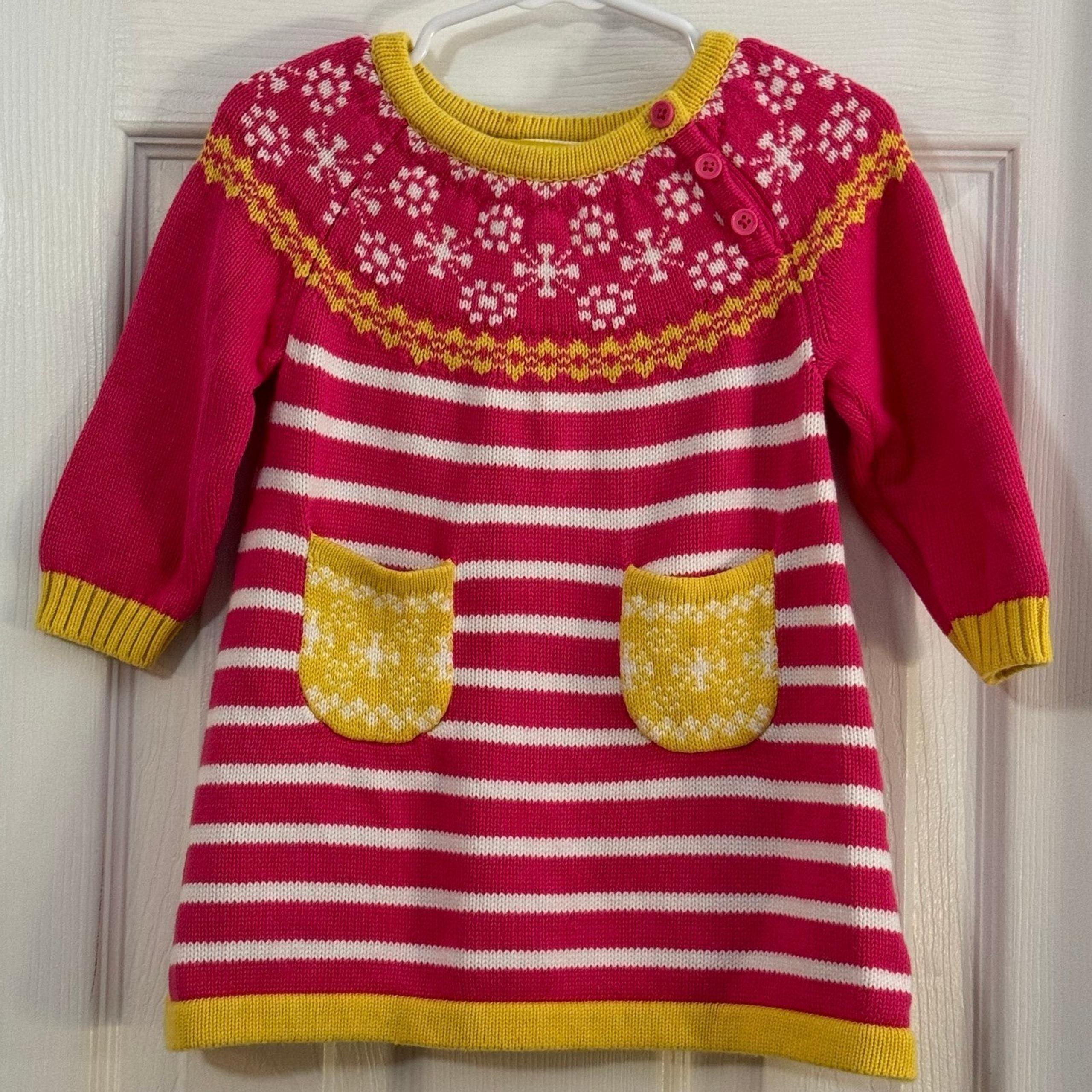 Hanna Andersson Knitted Baby Girl Dress